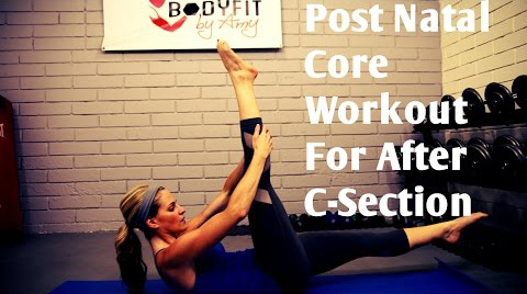 Post partum core exercise