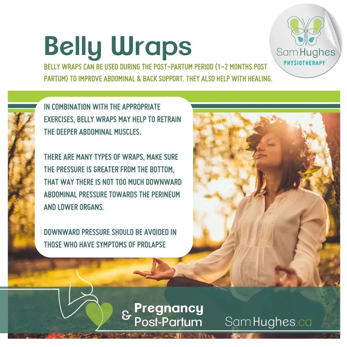 Belly Wraps during the post-partum